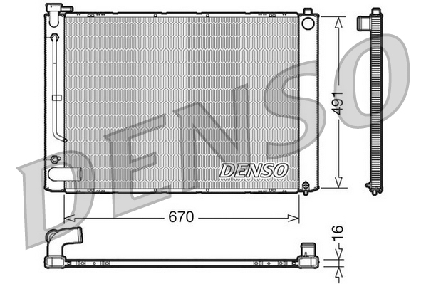 Radiator motor potrivit LEXUS RX 3.0 [1]