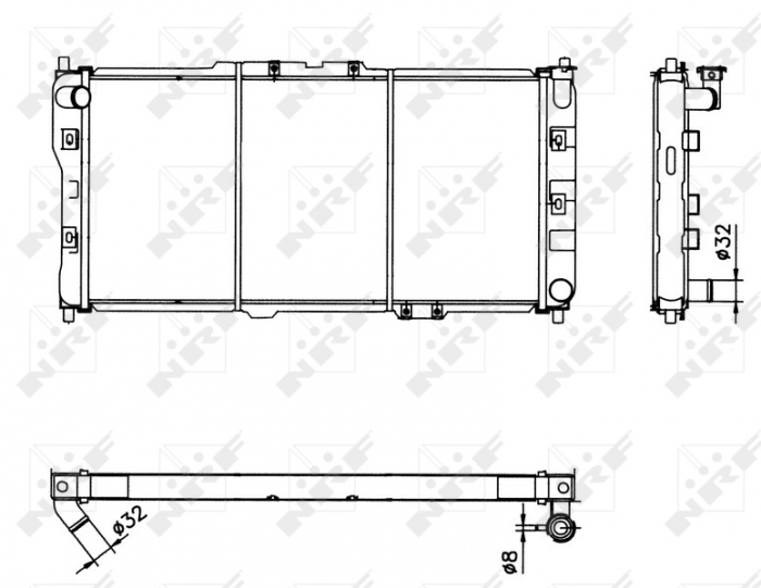 Radiator motor potrivit MAZDA 323 F V 1.5/1.8 [3]
