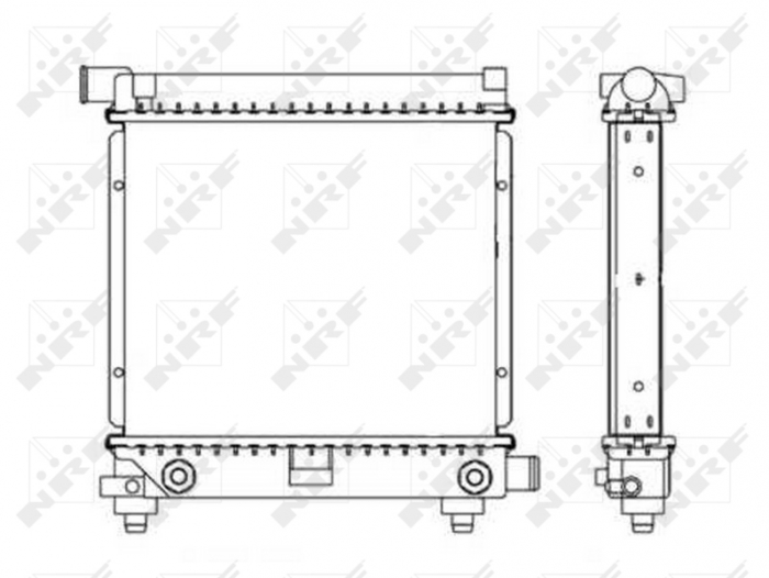 Radiator motor potrivit MERCEDES 124 (W124), 124 T-MODEL (S124), 190 (W201) 1.8/2.0/2.3 [3]