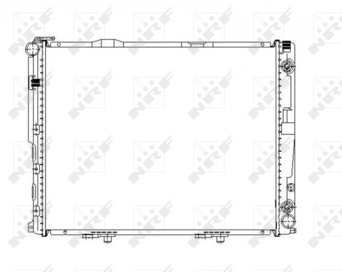 Radiator motor potrivit MERCEDES E (W124), E T-MODEL (S124) 3.0D -06.96 [1]