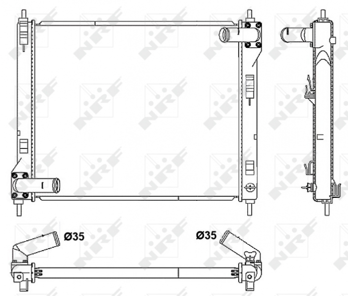 Radiator motor potrivit NISSAN JUKE 1.6 [1]
