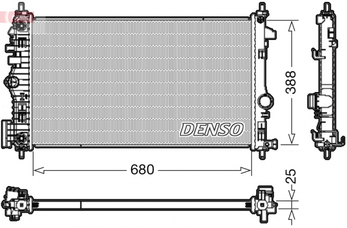 Radiator motor potrivit OPEL INSIGNIA A 2.0D [1]