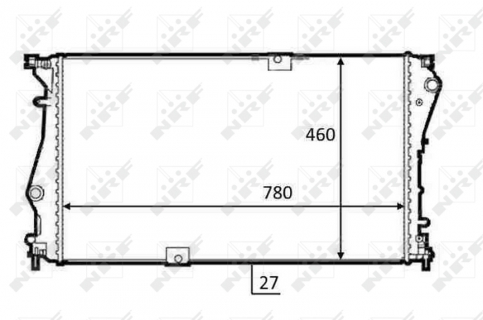 Radiator motor potrivit OPEL VIVARO A 2.0D -07.14 [1]