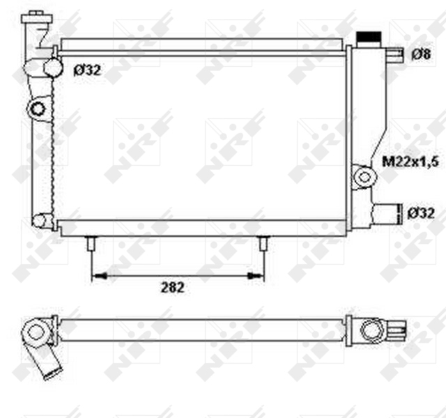 Radiator motor potrivit PEUGEOT 205 I, 205 II 1.0-1.6 [3]