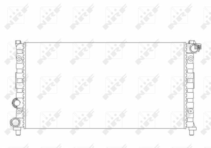 Radiator motor potrivit SEAT IBIZA I, MALAGA, RONDA 1.2-1.7D [3]