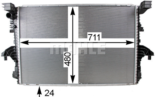 Radiator motor potrivit VW MULTIVAN VI, TRANSPORTER / CARAVELLE VI, TRANSPORTER VI 2.0D [2]