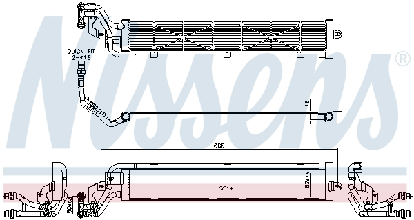 Radiator racire motor potrivit AUDI A3, Q3; CUPRA FORMENTOR, LEON, LEON SPORTSTOURER; SEAT LEON, LEON SPORTSTOURER, TARRACO; SKODA OCTAVIA IV, SUPERB III; VW GOLF VII, GOLF VIII, MULTIVAN T7 1.4H 05.1 [1]