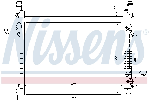Radiator racire motor potrivit AUDI A8 D2 2.5D [1]