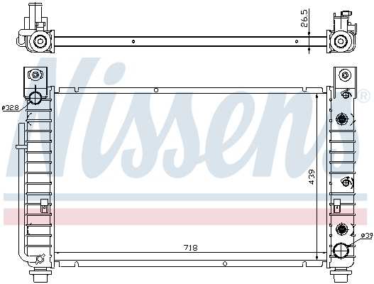 Radiator racire motor potrivit CHEVROLET TAHOE 5.3 [1]