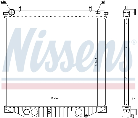 Radiator racire motor potrivit CHEVROLET TRAILBLAZER 2.8D [1]