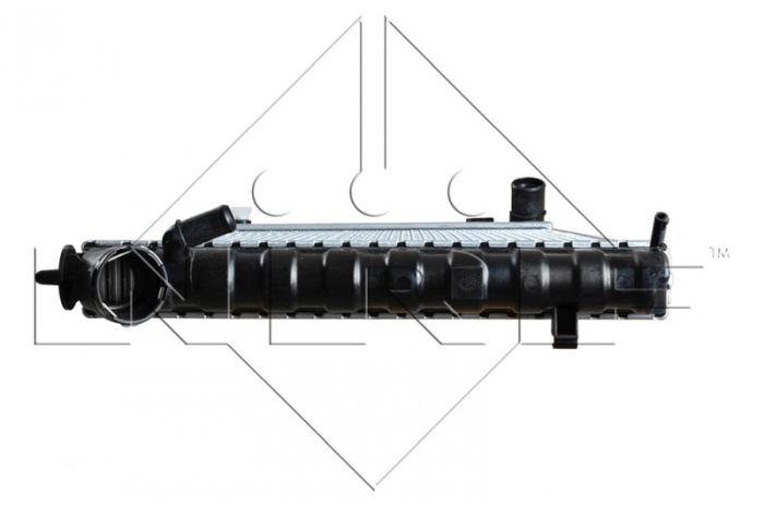 Radiator racire motor potrivit CITROEN BERLINGO, BERLINGO/MINIVAN, XSARA; PEUGEOT 306, PARTNER, PARTNER/MINIVAN 1.5D-2.0D [3]