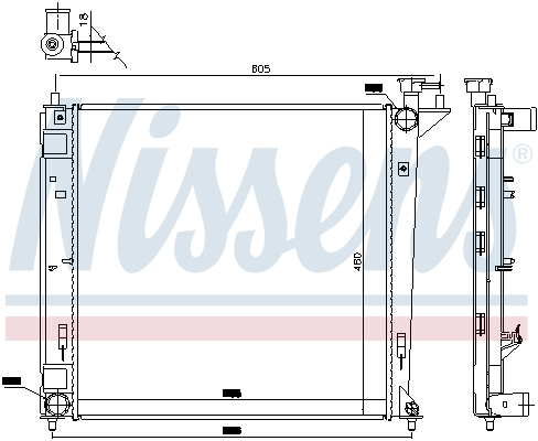 Radiator racire motor potrivit KIA CARENS IV 1.7D [3]