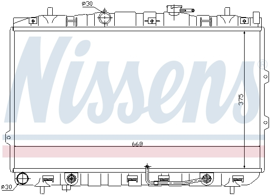 Radiator racire motor potrivit KIA CERATO I 1.6/2.0 [1]