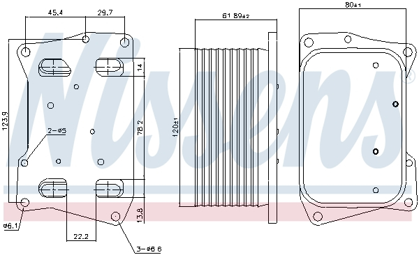 Radiator ulei termoflot potrivit MERCEDES CLS (C218), E (A207), E (C207), E T-MODEL (S212), E (W212), GL (X166), GLE (C292), GLE (W166), GLS (X166), M (W166), S (A217), S (C216), S (C217) 4.7 02.11-10 [1]