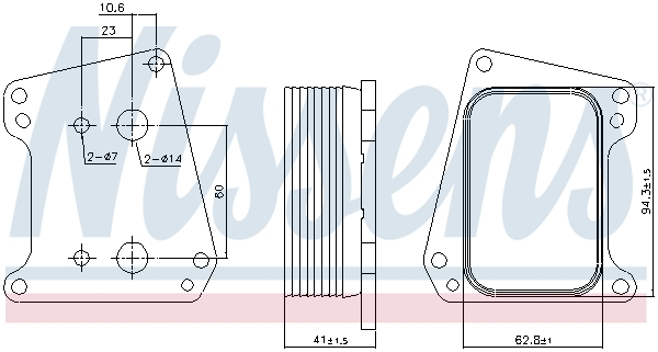 Radiator ulei termoflot potrivit OPEL ASTRA J, ASTRA J GTC, ASTRA K, CASCADA, INSIGNIA A, INSIGNIA A COUNTRY, INSIGNIA B, INSIGNIA B GRAND SPORT, ZAFIRA C 1.6 06.12- [3]