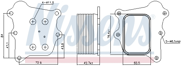 Radiator ulei termoflot potrivit SUZUKI BALENO, CELERIO, SWIFT V, SX4 S-CROSS, VITARA 1.0/1.0H/1.4 03.14- [1]