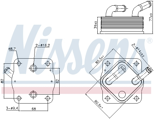 Radiator ulei termoflot potrivit TOYOTA HIGHLANDER 3.5 12.19- [1]