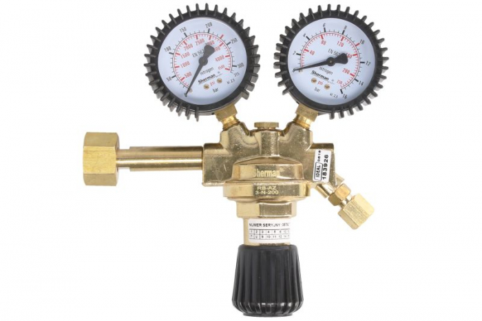 Regulator azot butelii 200/1,50 bar w24,32x1 1/4 [4]