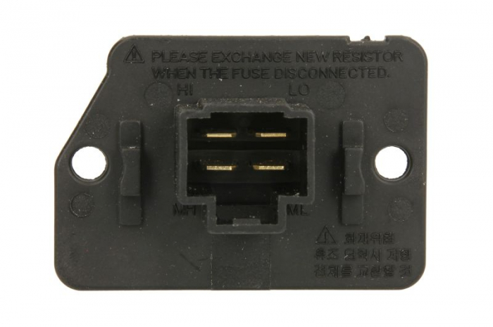 Rezistor habitaclu (rezistor) potrivit HYUNDAI ELANTRA IV, ELANTRA V, GRAND SANTA FÉ, I30, IX20, IX35, SANTA FÉ II, SANTA FÉ III, SONATA V, SONATA VI, TUCSON 1.4-3.3 01.05- [2]