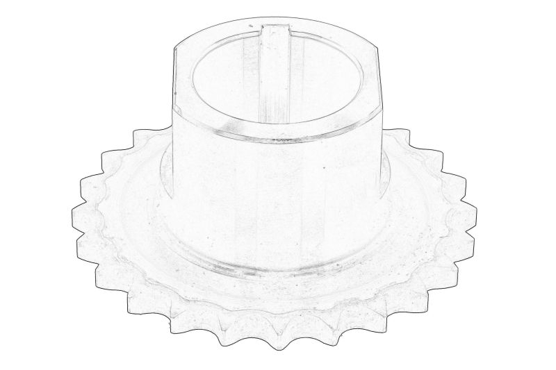 Roata dintata arbore cotit potrivit HYUNDAI ACCENT III, I10 I, I20 I, I30, I40 I CW, IX35; KIA CEE'D, CERATO I, PICANTO I, RIO II, SOUL I, VENGA 1.1D-1.7D 03.05-05.19 [3]