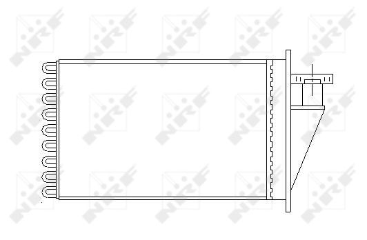 Schimbator caldura incalzire habitaclu (154x260x42) FIAT MAREA, MULTIPLA 1.6-2.4D intre 1998-2010 [3]
