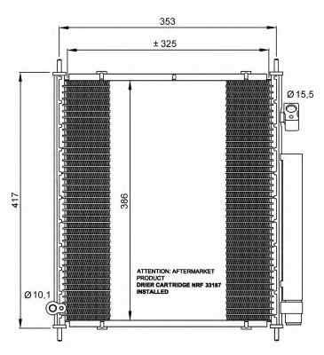 Schimbator caldura incalzire habitaclu (172x251x26) HYUNDAI SANTA FÉ I 2.0-2.7 intre 2001-2006 [3]