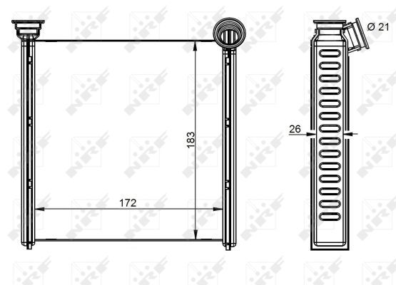 Schimbator caldura incalzire habitaclu AUDI A3, Q2, Q3; SEAT ATECA, LEON, LEON SC, LEON ST, TARRACO; SKODA KAROQ, KODIAQ, OCTAVIA III, SUPERB III; VW ARTEON, GOLF ALLTRACK VII, GOLF SPORTSVAN, GOLF VI [2]