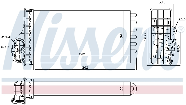 Schimbator caldura incalzire habitaclu potrivit CITROEN XSARA PICASSO 1.6-2.0D 12.99-06.12 [1]