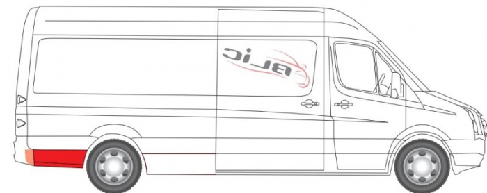 Segment aripa Spate Dreapta ( model lung) potrivit MERCEDES SPRINTER 3,5-T (B906), SPRINTER 3-T (B906), SPRINTER 4,6-T (B906), SPRINTER 5-T (B906) [3]