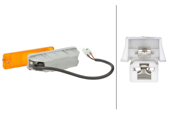 Semnalizator fata stanga/dreapta portocaliu, P21W VW CADDY I, DERBY 86C, 80, GOLF I, GOLF 2 II, JETTA I, JETTA II, PASSAT B2, POLO I /DERBY I 86 Coupe/Hatchback/Liftback/Pick-up/Station wagon intre 19 [2]