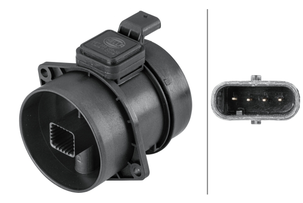 Senzor debitmetru (4 pin) potrivit MERCEDES C (C204), C T-MODEL (S204), C (W204), CLS SHOOTING BRAKE (X218), E (A207), E (C207), E T-MODEL (S212), E (W212), GLE (W166), GLK (X204) 2.2D 10.08- [1]