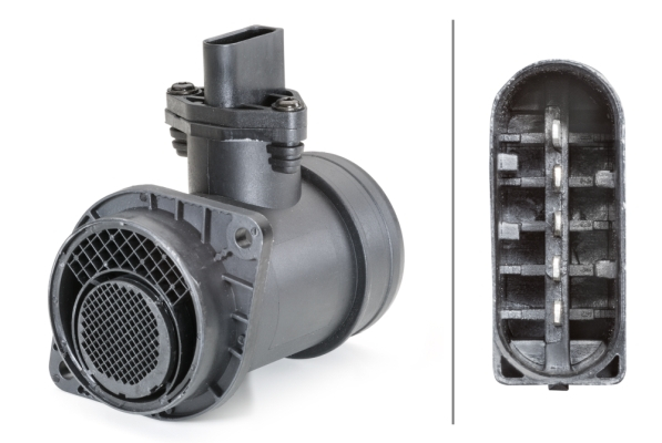 Senzor debitmetru (5 pin) potrivit AUDI A4 B5, A4 B6; SKODA OCTAVIA I, OCTAVIA II, SUPERB I; VW GOLF V, LT 28-35 II, LT 28-46 II, PASSAT B5, PASSAT B5.5, TOURAN 1.8/1.9D/2.5D 11.94-12.10 [1]
