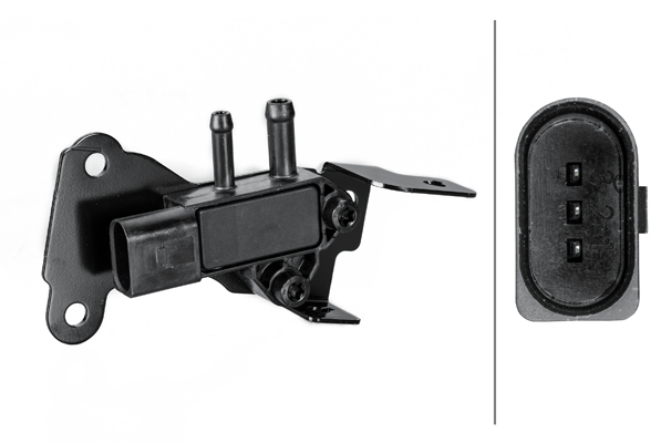 Senzor presiune gaz esapament (numar pini: 3,) potrivit CHEVROLET CAPTIVA, CRUZE; MAZDA 3, 6, CX-5; MITSUBISHI ASX, L200 / TRITON, OUTLANDER III, PAJERO IV 1.5D-3.2D 11.05- [1]