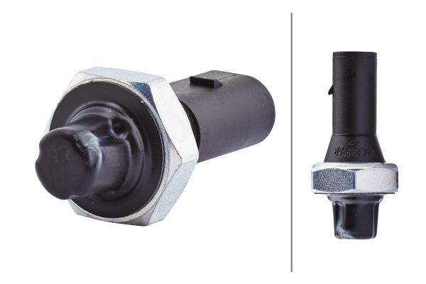 Senzor presiune ulei (1,2-1,6bar; 1 pin; negru) potrivit AUDI A3, A4 B5, A4 B6, A4 B7, A6 ALLROAD C6, A6 C5, A6 C6, A8 D2, A8 D3, ALLROAD C5, CABRIOLET B3, Q3, Q7, TT 1.2-6.0ALK 11.92- [1]