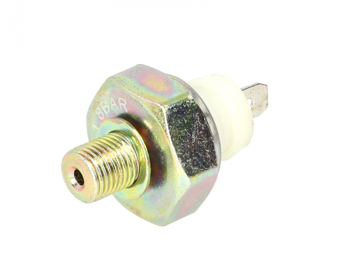 Senzor presiune ulei (1,8bar; 1 pin; alb) potrivit AUDI 100 C3, 100 C4, 200 C2, 200 C3, 80 B1, 80 B2, 80 B3, 80 B4, 90 B2, 90 B3, A4 B5, A4 B6, A6 C4, A8 D2, COUPE B2, COUPE B3 0.9-6.0 05.72- [1]