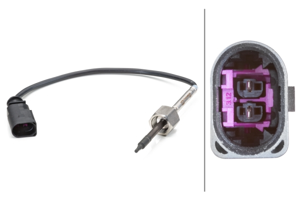 Senzor temperatura evacuare (inainte de catalizator) potrivit AUDI A2, A3; VW GOLF V, POLO 1.4/1.6 02.02-07.08 [1]