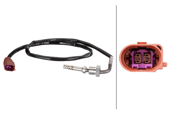 Senzor temperatura evacuare (inainte de DPF) potrivit AUDI A3, TT; SEAT ALTEA, ALTEA XL, LEON; SKODA OCTAVIA II, SUPERB II, YETI; VW BEETLE, EOS, GOLF PLUS, GOLF PLUS V, GOLF V 1.6D/2.0D 05.03- [1]