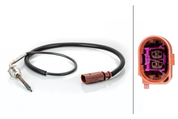 Senzor temperatura evacuare (inainte de DPF) potrivit AUDI A4 B7; BMW X5 (E70) 2.7D/3.0D 11.04-03.10 [1]
