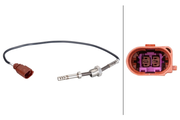 Senzor temperatura evacuare (inainte de DPF) potrivit SEAT CORDOBA, IBIZA III; SKODA FABIA II, ROOMSTER, ROOMSTER PRAKTIK; VW POLO 1.4D/1.9D 10.01-03.10 [1]