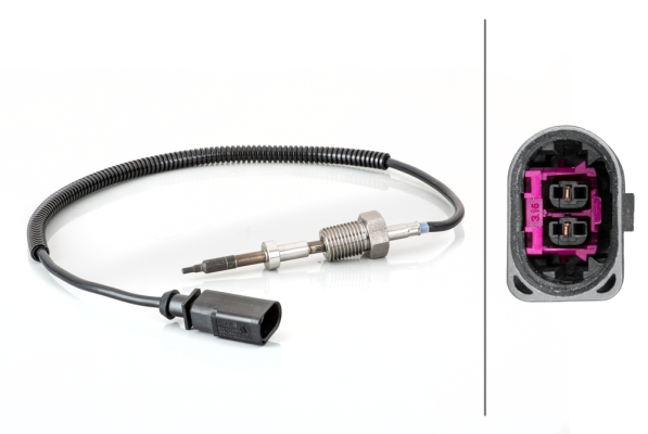 Senzor temperatura evacuare (inainte de turbo) potrivit VW CALIFORNIA T5 CAMPER, MULTIVAN T5, TOUAREG, TRANSPORTER T5 2.5D 01.03-05.10 [2]