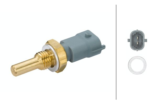 Senzor temperatura lichid racire (numar pini: 2, albastru) potrivit IVECO DAILY III, DAILY IV, DAILY V, DAILY VI, MASSIF; MERCEDES C (W203), VITO / MIXTO (W639); RVI MASCOTT 1.0-3.6 03.93- [1]