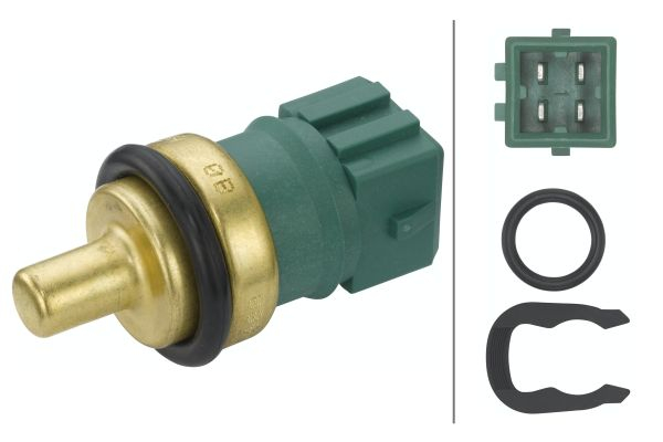 Senzor temperatura lichid racire (numar pini: 4, verde) potrivit AUDI A3, A4 B5, A6 C4, A6 C5, A8 D2, CABRIOLET B3, TT; SEAT ALHAMBRA, AROSA; SKODA OCTAVIA I; VW BORA 1.0-2.8 11.92-08.15 [1]