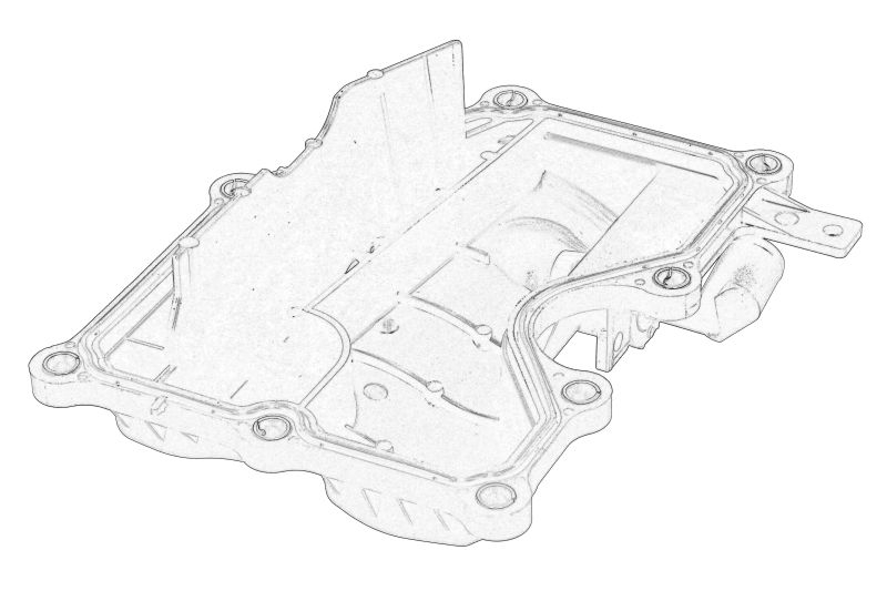 Separator ulei ventilatie bloc motor (set) potrivit MAZDA 3, 6, CX-7 2.0/2.3/2.5 08.07-09.14 [2]