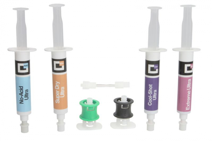 Set 4 x 6ml solutie aer conditionat auto ERRECOM Kit Ultra revitalizare si indepartare scurgeri sistem AC [2]