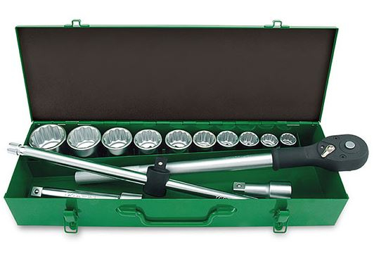 Set chei clichet diferite marimi, 14 piese, culoare cutie verde deschis [2]