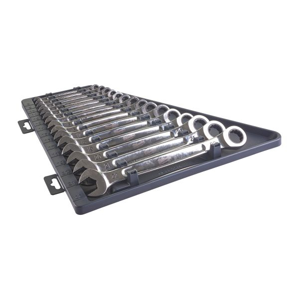 Set chei combinate / clichet,, 12 unghiuri, dimensiune metrica: 10, 11, 12, 13, 14, 15, 16, 17, 18, 19, 20, 21, 22, 8, 9 mm, finisaj: oglinda [3]