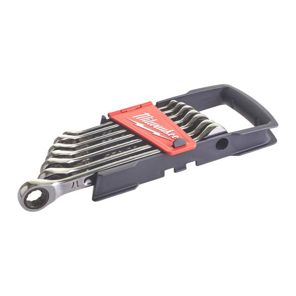 Set chei combinate / clichet, offset, 12 unghi, dimensiune metrica: 10, 12, 13, 14, 15, 17, 8 mm, finisaj: oglinda [2]