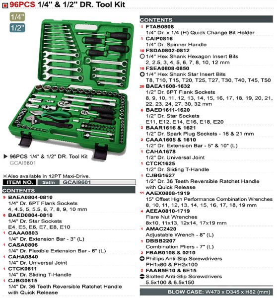 Set chei diferite tipuri si marimi 96 piese [3]
