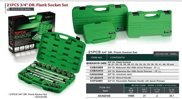 Set chei tubulare 21 piese [3]