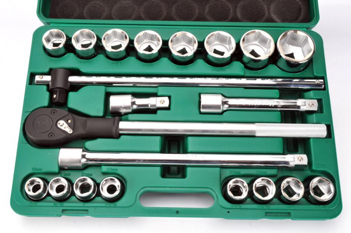 Set chei tubulare 3 / 4 inch, interval dimensiuni capete 19-50mm (16 piese) [3]